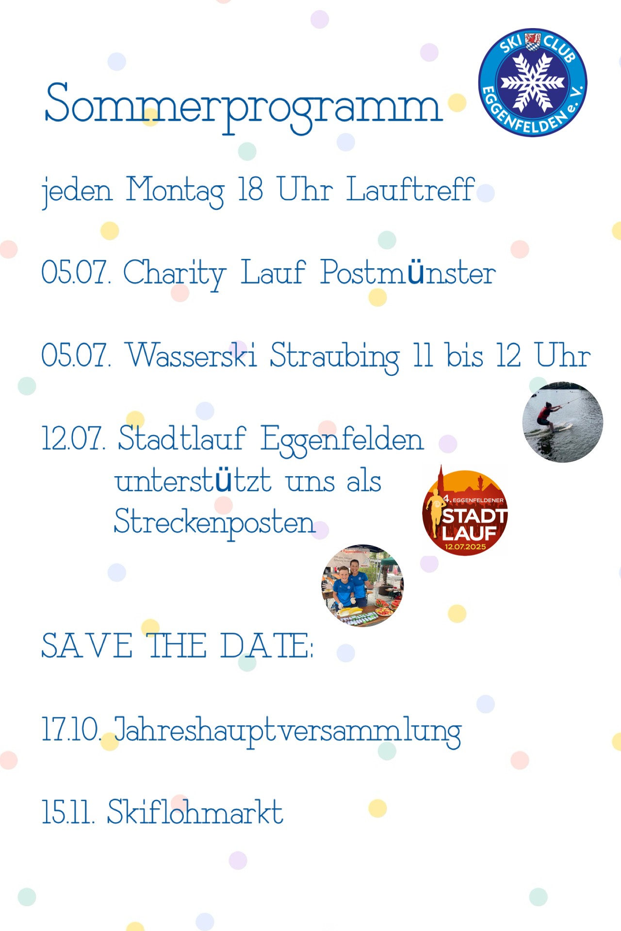 Werbung Sommerprogramm